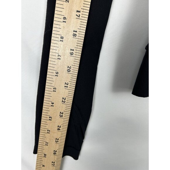 Lululemon Athletica Womens Black Bhakti Yoga Asymmetrical Zip Jacket Size 8 - Picture 4 of 16